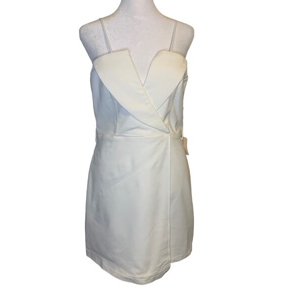 Superdown Kacey blazer white mini dress size L NWT - Picture 2 of 13